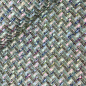Preview: Tweed Bouclé - Carolin - blue/green