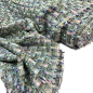 Preview: Tweed Bouclé - Carolin - blue/green