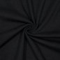 Preview: Schlauchbündchen - uni - schwarz