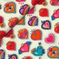 Preview: Bio Canvas - Valentine - Col. 02 - Love Letters - Hamburger Liebe - Albstoffe