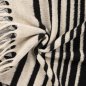 Preview: Cape mit Fransen - Kimo - black/ecru