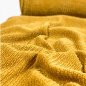 Preview: RESTSTÜCK 0,70m !!! - Chenille Strick - Rip - ocre