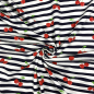 Preview: Jersey - Cherry Stripe - blue navy