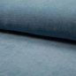 Preview: RESTSTÜCK 0,80m !!! - Cord Jersey - Fine Rib - dusty blue