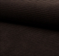 Preview: RESTSTÜCK 1,40m !!! - Breitcord Jersey - uni - dark brown