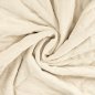 Preview: Cord Stepper mit Plüschabseite - Raute - beige