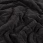 Preview: Cord Stepper mit Plüschabseite - Raute - black