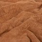 Preview: Cord Stepper mit Plüschabseite - Raute - camel