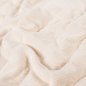 Preview: Cord Stepper mit Plüschabseite - Raute - offwhite