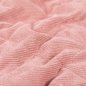 Preview: Cord Stepper mit Plüschabseite - Raute - rose