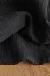 Preview: Bio Double Gauze - uni - black - Mind the Maker