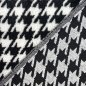 Preview: Mantelstoff - Curly Lamb - Houndstooth - ecru