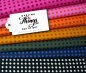 Preview: B-WARE!!! - Bio Canvas - Dot by Dot - Col. 05 - Darling Things - Hamburger Liebe - Albstoffe