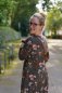 Preview: Viskosejersey - Japanese Flowers - khaki