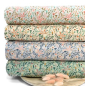 Preview: RESTSTÜCK 2,00m !!! - Musselin - Flower Dream Garden - sand