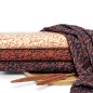 Preview: Viskose Stretch - Eleni - navy/rust