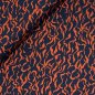 Preview: Viskose Stretch - Eleni - navy/rust