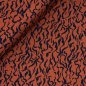 Preview: Viskose Stretch - Eleni - rust/black