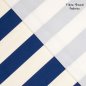 Preview: Baumwoll Popeline - Block Stripes - navy/offwhite - Fibremood No. 29