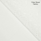 Preview: RESTSTÜCK 0,90m !!! - Baumwolle embroidery - uni - white - Fibremood No. 34