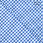 Preview: Baumwolle Seersucker - Checks blue/white - Fibremood No. 33