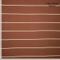 Preview: Heavy Single Jersey - Stripes - brown/yellow - Fibremood No. 37