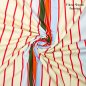 Preview: Baumwoll Popeline - stripes - red - Fibremood No. 38