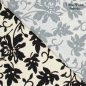 Preview: RESTSTÜCK 1,50m !!! - Baumwoll Popeline - Flower - ecru/schwarz - Fibremood No. 39