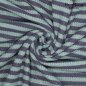 Preview: Baumwollstrick - Patentmuster - Ringel - green/blue - Fibrmood