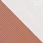 Preview: Viskose Crepe - Betsy - pied de poule - brown blue - Fibremood