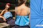 Preview: Baumwoll Popeline - stone washed - aqua splash - Fibremood No. 34