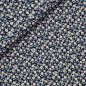 Preview: Feincord - Soft Flowers - blue navy