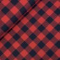 Preview: Baumwoll Flanell - Aki Check - red/black