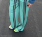 Preview: Viskose - Stripes - provincial blue/türkis - Bordure Studio - Swafing by Kibadoo