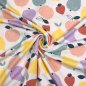 Preview: French Terry - Pastell Fruits - offwhite