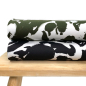 Preview: RESTSTÜCK 0,50m !!! - French Terry - Stains - black