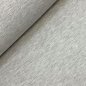 Preview: French Terry - brushed - hellgrau melange mit Glitzer
