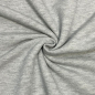 Preview: RESTSTÜCK 1,80m !!! - French Terry - brushed - hellgrau melange mit Glitzer