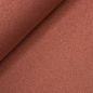 Preview: RESTSTÜCK 0,70m !!! - French Terry - brushed - terra mit kupfer Glitzer