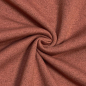 Preview: RESTSTÜCK 0,70m !!! - French Terry - brushed - terra mit kupfer Glitzer