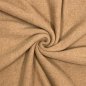 Preview: Frottee Fleece - uni - caramel