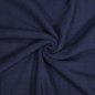 Preview: RESTSTÜCK 80cm !!! - Frottee Fleece - uni - navy