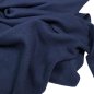 Preview: RESTSTÜCK 80cm !!! - Frottee Fleece - uni - navy