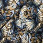 Preview: Viskosesatin - matt - Hildis - blue/brown
