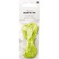 Preview: Hutgummiband - neon gelb - 1mm x 5m