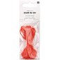 Preview: Hutgummiband - neon orange - 1mm x 5m