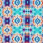 Preview: Viskose - Ikat - aqua