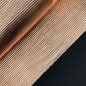 Preview: RESTSTÜCK 0,60m !!! - Jackenstepper - Rib foil rosegold