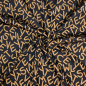Preview: RESTSTÜCK 1,70m !!! - Viskose Jacquard Jersey - Freddy Letters - caramel black