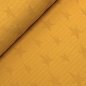 Preview: Jacquard Waffelpique Baumwolle - Star - senf